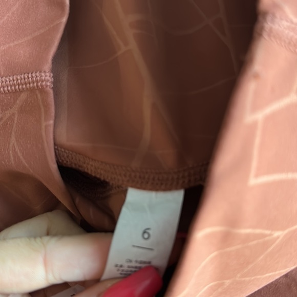 Bare Activewear Rust Higb Rise Leggings - Picture 4 of 5